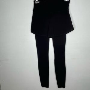Athleta black skirted leggings in XXS HIgh-Rise Chatarange 2-in-1 Tight